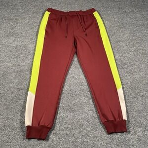 GSTQ Flex Jogger Mens Large Retro Style Sweatpants Tapered Leg Stretch Fit